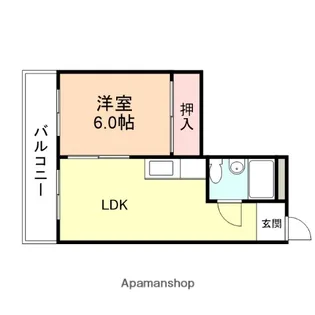 メゾン中市【102号室】の間取り