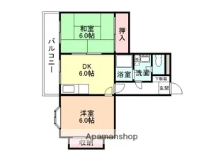 メゾン中市【402号室】の間取り