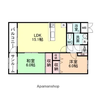 メゾン・グランデ【3階】の間取り