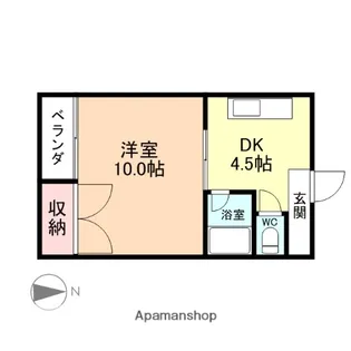 リベラ【110号室】の間取り