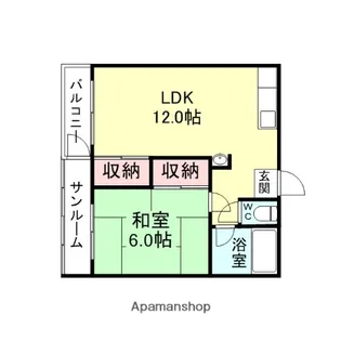 ラフォーレ新庄Ⅱ【4階】の間取り