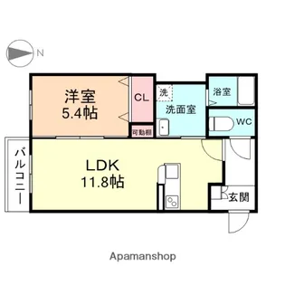 ハートフルブリーゼ【2階】の間取り