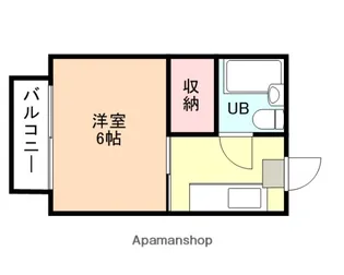 しらとりハイツ【3階】の間取り