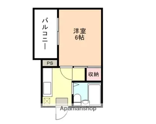 ハウスメイト【202号室】の間取り