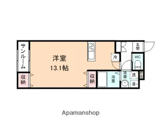 クレスト飛鳥五福6区【110号室】の間取り