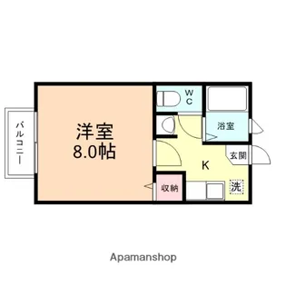 コーポクレール【101号室】の間取り