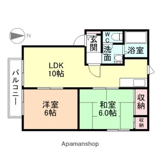 フェアハウス【202号室】の間取り