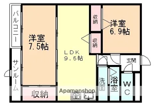 T・Hアルカディア【2階】の間取り