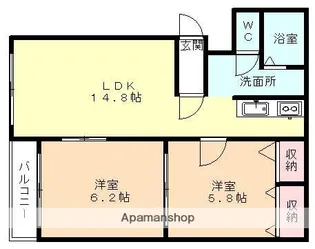 ピュアライフⅢ【3階】の間取り