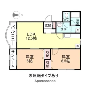 プチ・メゾンはやし【1階】の間取り