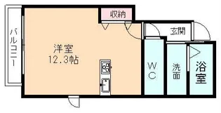 プルミエ・アムールⅣ【103号室】の間取り