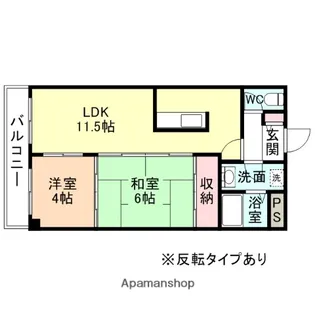 アクトピアTOYAMA【3階】の間取り