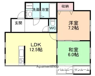 リブロいみず【301号室】の間取り