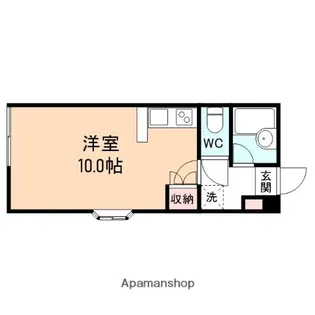 モア・アペックス鐘紡町【108号室】の間取り