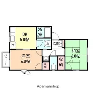 コーポフレグランス【2階】の間取り