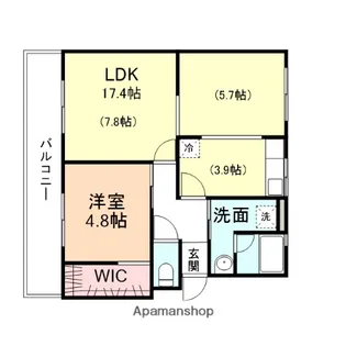 桜井ハイツ【2階】の間取り