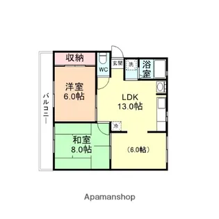 桜井ハイツ【1階】の間取り