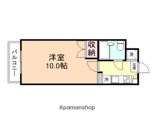 サンフラワーハイツ【106号室】の間取り