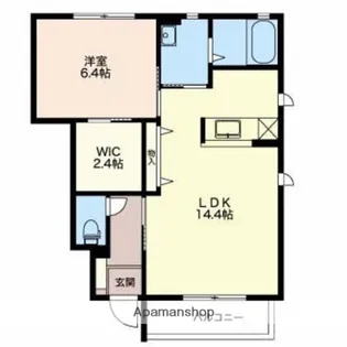 メゾン フォルテ【1階】の間取り