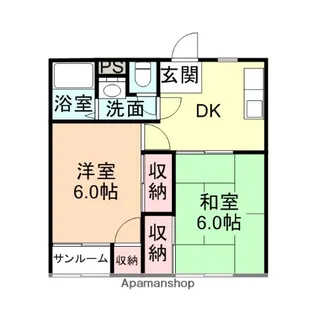 レジデンスR【2階】の間取り
