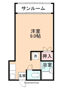 富山県高岡市古定塚【アパート】の間取り