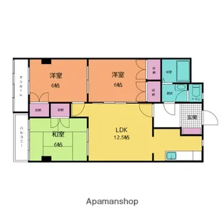レジデンス京田【2階】の間取り
