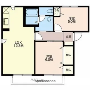グリーン・シャトー【2階】の間取り