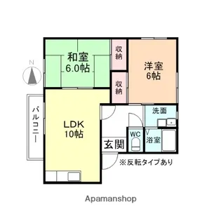 リヴェール射水【2階】の間取り