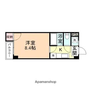 ESPOIRB.B【403号室】の間取り