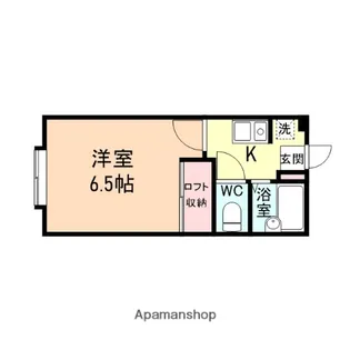 ハウスポートVIVI【102号室】の間取り