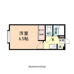 ハウスポートVIVI【101号室】の間取り