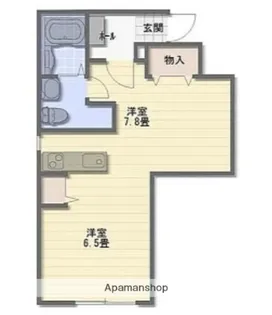 FISTA駅南【301号室】の間取り