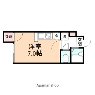 ハイ・アメニティ江尻【203号室】の間取り