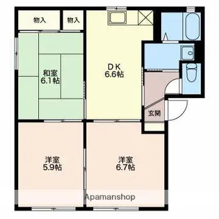 エスポワール21C【1階】の間取り
