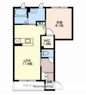 コンフォート・ドミール【103号室】の間取り