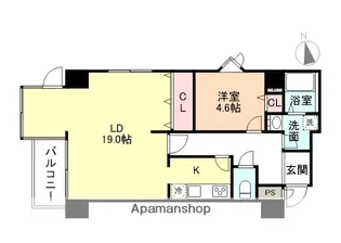 信開トピア駅南【801号室】の間取り