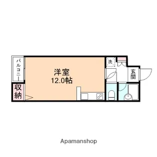 オーベルジュ上関Ⅰ【205号室】の間取り