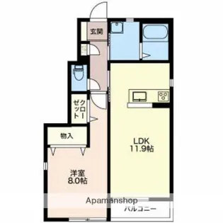 エターナルM・S【1階】の間取り