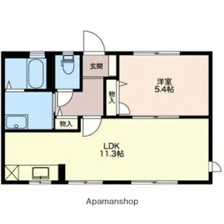 クルーザーバレー【1階】の間取り