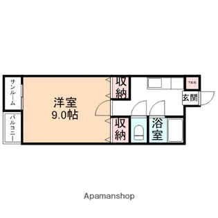コーポ清水1号館【2階】の間取り
