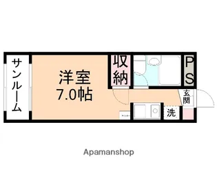 ヴィラ・ローザ戸出【304号室】の間取り