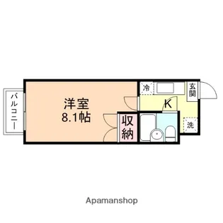 サンライトイン高岡3【308号室】の間取り