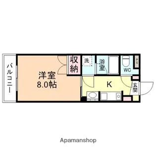 リッシェル駅南【301号室】の間取り