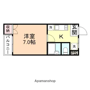 ハイ・アメニティ川原本町【103号室】の間取り