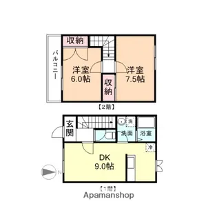 ロイヤルコート弐番館【211号室】の間取り