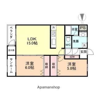 プレッシャスひばり【3階】の間取り