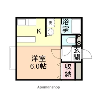 サンライトイン高岡6【404号室】の間取り