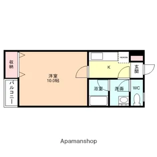 ラ・ビスタ丸の内【403号室】の間取り