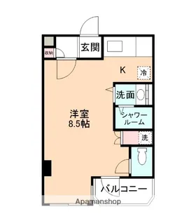 グランドハイツ木舟【4階】の間取り