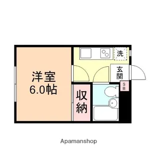 コーポ貴【208号室】の間取り